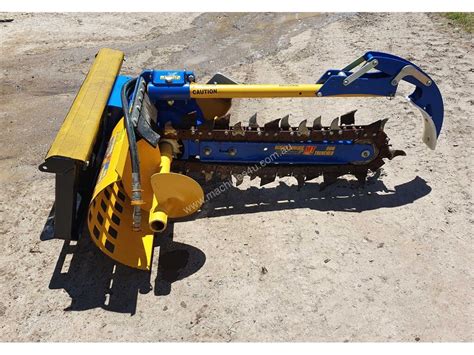 skid steer trencher used|used skid steer rock trenchers.